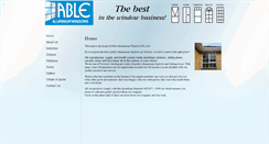 Desktop Screenshot of ablealuminiumwindows.com